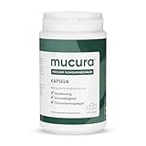 Mucura Flohsamenschalen Kapseln 225 Stück - Schnelle & Einfache Einnahme - Mind. 99% Reinheit - Verdauungsunterstützung - Geschmacksneutrale Ballaststoffe - Reisefreundlich - Psyllium Husk