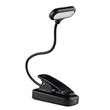 Angoily 2St Clip-Licht tischlampe buchleuchte the desk lamp campingleuchten camping leuchten LED-Buchlicht Augenschutzlampe buch lichter Leselicht mit Clip einstellbar tragbares Licht