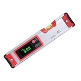 SMZhomeone Elektronisches Libellenlineal mit digitalem Display mit robustem Design und intelligenten Funktionen für optimale Leistung auf Baustellen (300 mm)