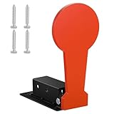 CZMYCBG 3/8' AR500 12,8' Classic Popper Stahl-Schießscheibe, 6' Platte mit Automatischer Rückstellung für Schießstände, Geeignet für Pistole, Gewehr, Handfeuerwaffe, Schrotflinte, Kleinkaliber