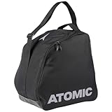 ATOMIC Boot Bag 2.0 in Schwarz/Grau - Robuste Skischuhtasche - Extra Zubehör-Fach - Junior Performance Shell für mehr Stabilität - Mit herausnehmbarer Skischuhplatte