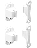 QWORK® 2 Stück Türfeststeller für Wohnmobil und Wohnwagen, Robust Kunststoff Türhalter Wohnmobil Wohnwagen Zubehör (mit Schrauben)