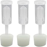 FONDOTIN 1 Satz Wein Gärventile mit Silikonstopfen Einweg Entlüftungsventile für Flaschen Luftdicht Vielseitig für Wein Sauerkraut und Spirituosen