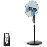 Brandson - Standventilator mit Fernbedienung Standlüfter -...