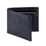Hunter Ledergeldbörse für Herren, 10,9 x 8,3 x 2,3 cm, mit Münz- und Ausweishalter, ideal für Arbeit, Einkaufen und Reisen, 1 Stück