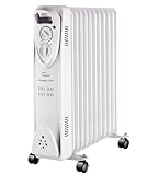 SYTECH SY-RA1100A Ölheizkörper, 2500 W, Energio 2500, 11 Elemente, weiß