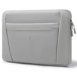 GAOCHY 15-16 Zoll Laptop-Tasche Wasserfeste Laptoptasche für MacBook Pro 16 M4/M3/M2/M1 Pro/Max 2024-2021, Vivobook 15/16, 15,6 Zoll Chromebook/Inspiron/Latitude/IdeaPad, XPS 16, Grau