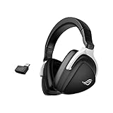 ASUS ROG Delta S Wireless Gaming Headset (drahtlose USB-C 2,4 GHz- und Bluetooth-Verbindungen 25 Std. Akkulaufzeit, AI Noise-Cancelation, kompatibel mit PCs Mac, PlayStation5, Nintendo Switch),schwarz