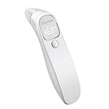 Berrcom Fieberthermometer Kontaktlos Stirn-und Ohrthermometer Digitales Medizinisches Thermometer