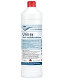 Urinsteinentferner EXTRA STARK - Urin EX 1000ml - Profi Urin- & Kalkstein-löser - biologisch abbaubar - WC-Reiniger antibakteriell und gegen Gerüche - AK VARIOCHEMIE, Made in Germany