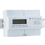 KQOO 3 Phasen DIN-Schiene Tuya 50/60Hz 3 * 120V 3* 220V 3* 230V WIFI Smart Energiezähler Timer Stromverbrauch Monitor kWh Wattmeter