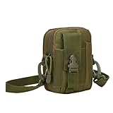 Toddmomy Militärische Hängende Robuste Bauchtasche für Outdoor Aktivitäten Verstellbar und Kompatibel mit System für Jagd und Reisen