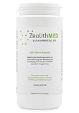 Zeolith MED Detox-Kapseln, Medizinprodukt, hochdosiert, hochwirksam ultrafein 9µm, Apothekenqualität, Entgiftung von Schwermetallen, 100% Zeolith-Klinoptilolith, Entgiftungskur mit Vulkanmineralien