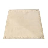 HAMPPLIES Feuerfeste Schweißdecke Hitzebeständige Isolierende Glasfasermatte für Camping Outdoor Schweißer mit Flammhemmendem Robustem Tragbarem Design