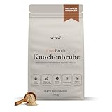 Knochenbrühe Pulver vom Weiderind, aus Deutschland, Bioaktiv, 350g – Kollagen Typ 1,2 & 3 | Unterstützt Gelenke, Darm und Haut | hoher Proteingehalt | Leaky Gut, Keto, Paleo | ohne Salz | Bone Broth