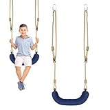 Gartenschaukelstuhl, 200 kg Kapazität, Outdoor-Schaukel für Kinder, verstellbare verstärkte Seile, Terrassen-Hängesitz, perfekt für Erwachsene und Familie, Entspannung