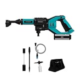 Cecotec Akku-Hochdruckreiniger HydroBoost 10000 Liberty. Leistung 180 W, maximaler Druck 24 bar, maximaler Durchfluss 180 l/h, Eco-Modus, Autonomie 55 Min., inklusive Seifenflasche und Transporttasche