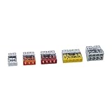 100 Stück Wago Verbindungsklemme 20x2-Leiter 40x3-15x4-15x5-10x8 Serie 2273 0,5-2,5mm² Klemme transparent Kunststoff