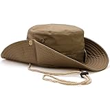 Sonnenhut Buschhut Herren Damen Boonie Hat Breite Krempe Outdoor Hut UV Schutz Sonnenschutz Faltbar Wanderhut Fischerhut Sonnenschutzhut Gartenhut Anglerhut Buschhüte Mesh Hat