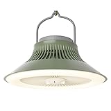 Wiederaufladbarer Campingventilator, multifunktionaler Ventilator, USB-Outdoor-Camping, Deckenventilator, LED-Licht, tragbarer Ventilator, 2400/5000 mAh