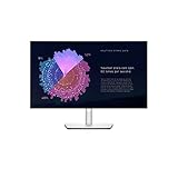 Dell U2722DE UltraSharp USB-C 27 Zoll QHD (2560x1440) Monitor, 60Hz, IPS, 5ms, 100% sRGB, 3x USB-C, 2x DisplayPort, HDMI, 4x USB, RJ45, 3 Jahre Garantie, Silber