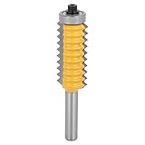 CYSFETENA Hartmetall Verleimfräser 8mm Schaft,8 X 41 Anti Reverse Design Hartmetall Fräser,Kompakt und Tragbar Holzfräser 8mm Schaft für Die Professionelle Holzbearbeitungswerkzeug