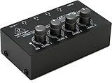 Behringer MICROAMP HA400 Ultra-Compact 4-Channel Stereo...