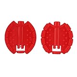 TARSHYRY Kinderbike -Pedale, Fahrradpedale Plastik mit 2 PCs Fahrradpedalen für Kinderbike (Rot)