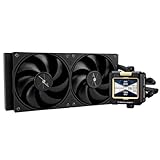 Thermalright FW 240 Schwarz CPU-Wasserkühlung,240 AIO-Kühlung,IPS 320 * 240 Auflösung LCD-Bildschirm,flüssiger CPU-Kühler für AMD/Intel Flüssig-CPU-Kühler: LGA1700/AM4/AM5,AIO-Wasserkühle