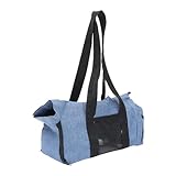 FRCOLOR Handtasche pet Backpack Hunde transporttasche The Blue hundetransporttasche Haustiertragebox Blaue blueriiot Kosmetik Hundetasche Baoding Katzenkäfig Reisen Hundekäfig Polyester