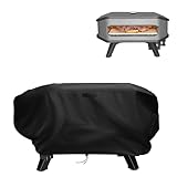 Fenghome Pizzaofen Abdeckung für Cozze 90347 XXL 17' Gas Pizza Ofen, Wasserdicht Staubdicht Pizzaofen Tragetasche 500D Oxford-Stoff Pizzaofen Tragetasche Pizzaofen Zubehör-Schwarz (62x62x28cm)