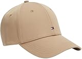 Tommy Hilfiger Herren TH Flag Cotton 6 Panel Cap AM0AM13008 Kappe, Beige, Einheitsgröße, Beige (Treibholz-Taupe), Einheitsgröße