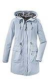 G.I.G.A. DX Damen Casual Softshell Parka mit Kapuze - GS 99 WMN SFTSHLL PRK, hellblau, 40, 37955-000