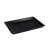 Zenker Black Metallic Perforiertes Backblech – Ausziehbar für perfekte Baguettes, Kuchen & Pizza, 52-37x33 cm