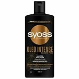 6er Pack - Syoss Shampoo - Oleo Intense - für trockenes und glanzloses Haar - 440ml