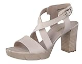 Paul Green Damen, Frauen Plateausandalen,Schuhe,Strandschuhe,Plateausandaletten,Dicke,Sohle,bequem,Sommerschuhe,Hellbeige (Biscuit),38 EU / 5 UK