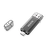 KEXIN USB C Stick 256GB USB Stick 3.0 Speicherstick USB C OTG Dual USB Stick USB C USB Flash Laufwerk Type C Android Smartphone Speicher 100 MB/s Lesegeschwindigkeit Schwarz