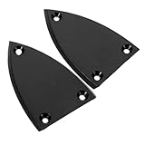Vaguelly 2Stücke Gitarren Truss Rod Abdeckung Hohlraumabdeckung für Gitarrenhals Ersatzteil für Beschädigte Gitarrenabdeckungen Praktisch und Langlebig Einfache Installation