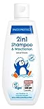 PAEDIPROTECT 2in1 Shampoo & Waschlotion für Babys & Kinder 200 ml, sanfte Reinigung Haut & Haar ohne Parfüm & Mikroplastik, Duschgel spendet Feuchtigkeit für trockene, sensible Haut auch Erwachsene