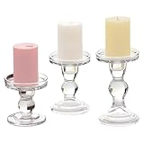 Kerzen aus transparentem – elegantes Tischstück, Kerzenhalter im Theater, Design aus in Optik | hitzebeständige und stabile Basis für Hochzeiten und D