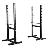 Squat Rack Krafttrainingsständer Verstellbarer Herren-Fitness-Langhantelständer Multifunktionales Bankdrücken Home Indoor Gym