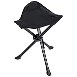 Dreibeinhocker, 3-Bein-Hocker Camping-Stuhl Dreibein-Hocker 40cm Sitzhöhe handliche 550g leicht, faltbar