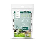 BALDUIN Hundesnack Wild mit Kräuterseitling,8x100 g, nachhaltige Hundeleckerlis mit 70% bestem Wildfleisch und 30% Kräuterseitling-Pilzsubstrat