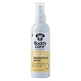 Buddycare Desodorierungsspray für Hunde – Vanille & Sheabutter – Süßes und pflegendes Desodorierungsspray für Hunde – Mit Aloe Vera und Pro Vitamin B5 (200 ml, 1 Stück)