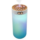 Luftbefeuchter fürs Auto,Auto-Luftbefeuchter-Diffusor | Multifunktionaler Luftbefeuchter,Tragbare kleine Luftbefeuchter mit buntem Licht, Desktop-Luftbefeuchter für Zuhause, Wohnzimmer