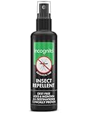 Incognito Insektenschutzspray 100 ml - Natürlich DEET-frei, schützt vor einer Vielzahl von stechenden Insekten. Klinisch nachgewiesener Schutz vor Dengue-übertragenden Mücken, organischer Mückenschutz