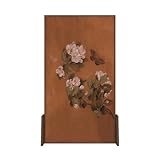 Raumteiler Kreative Blumen- und Vogelschutzwand, Wohnzimmereingang, Schlafzimmer im Home-Hotel, Büro-Abschirmung aus Holz Sichtschutz