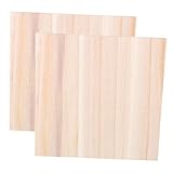 Zerodeko 2 Stück Solide Holzplatten Rechteckige Massivholz trennwände für Kleiderschrank Organisation Dicke Holzabtrennung Vielseitig Einsetzbar für DIY aufbewahrung und Raumteiler