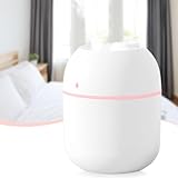 NIUAWASA Mini-Luftbefeuchter – 220 ml, Klein Tragbar USB mit Kaltnebel Desktop Diffusor mit Weichem Nachtlicht für Auto Schlafzimmer Büro