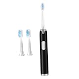 PACKOVE Praktische Elektrische Zahnbürste Für Erwachsene Akustische Vibrationsreinigung Tragbar Ersatzbürstenköpfe Einfache Handhabung Verschiedene Modi